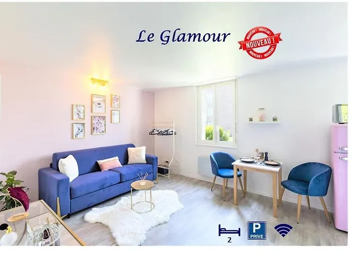 Le Glamour *studio *parking Prive* *wifi*calme* *